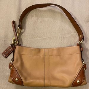 Small brown coach bag